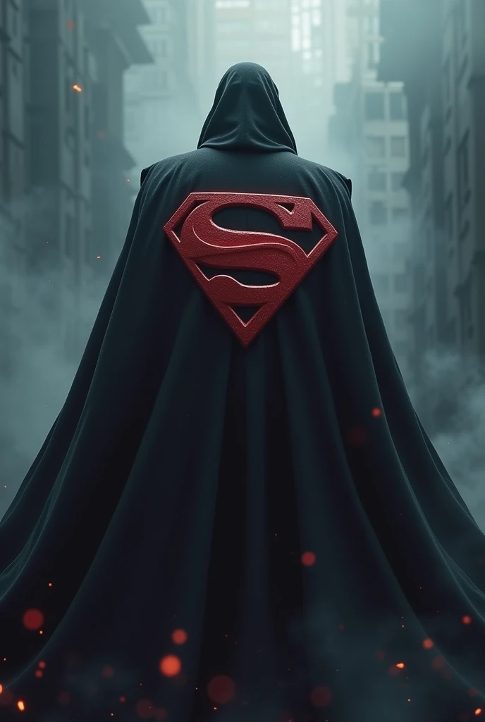 a Cape, without any character in front with, but with a big logo written "uncertain fate"