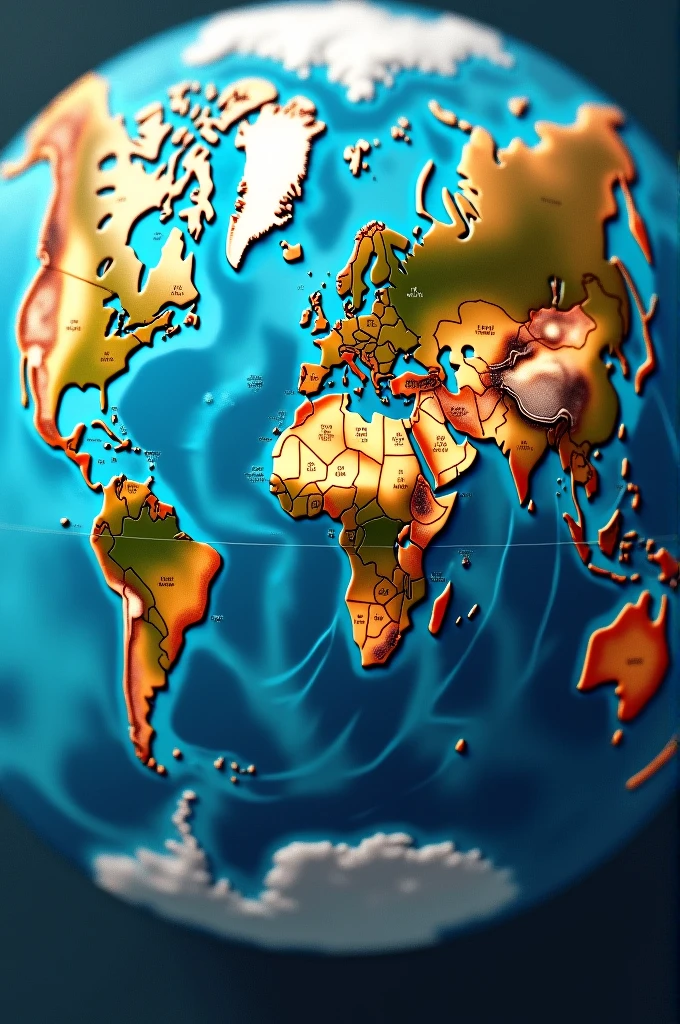 Full image of the real world map