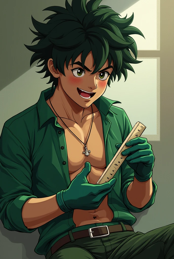 anime model of a blonde boy, with bright green eyes, naked showing his penis, regular size, a beautiful and bright smile, a face as pretty as a god and beautiful, no hairy. Naked children in an erotic room, Beautiful, gay, beautiful, handsome, Excited boy masturbating and gets so excited that semen comes out, semen, rico, delicious, pene normal, no furry