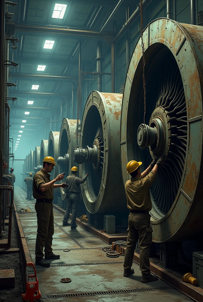 Maintenance of power generators