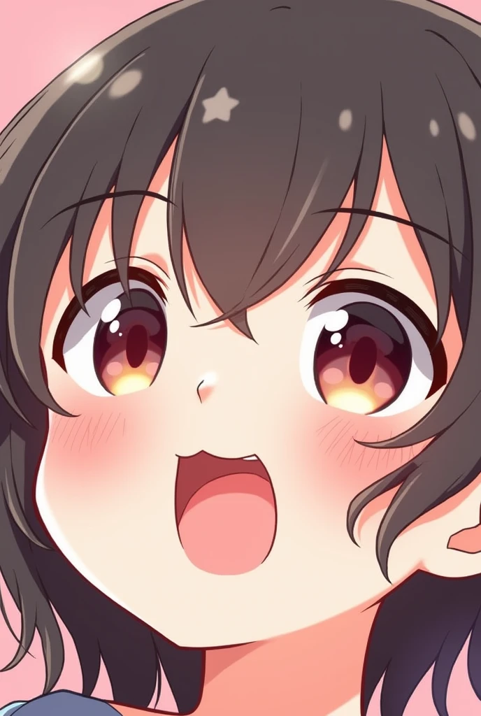Cute anime ahegao face