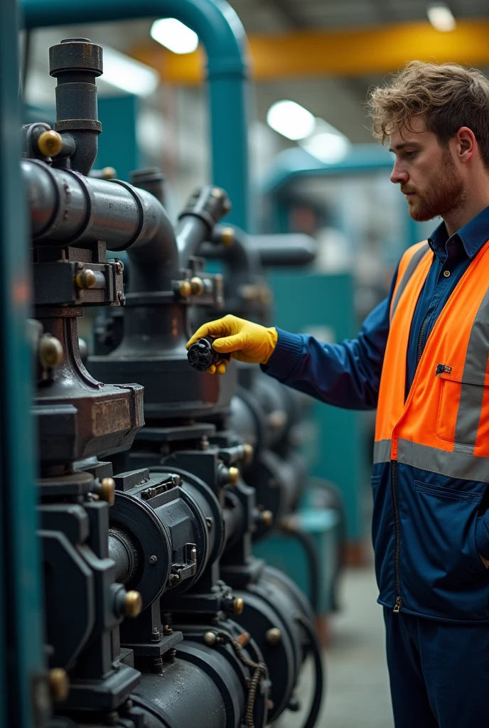 Machine maintenance filter change