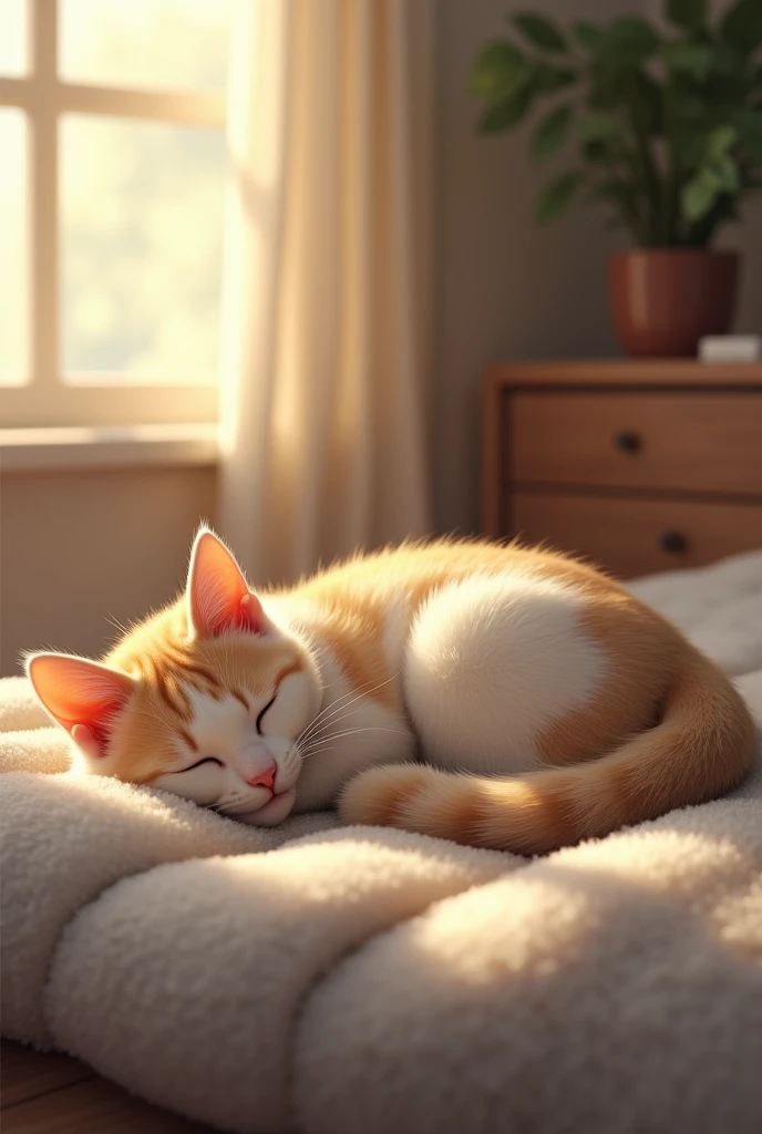 sleeping feline