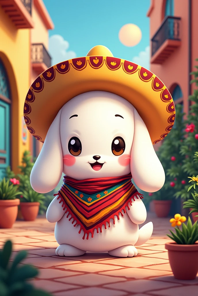 Hey, I need a picture of a Mexican Sanrio Cinnamoroll 
