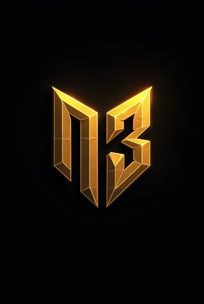Football crest for a team called Manchester Bricks, black with gold