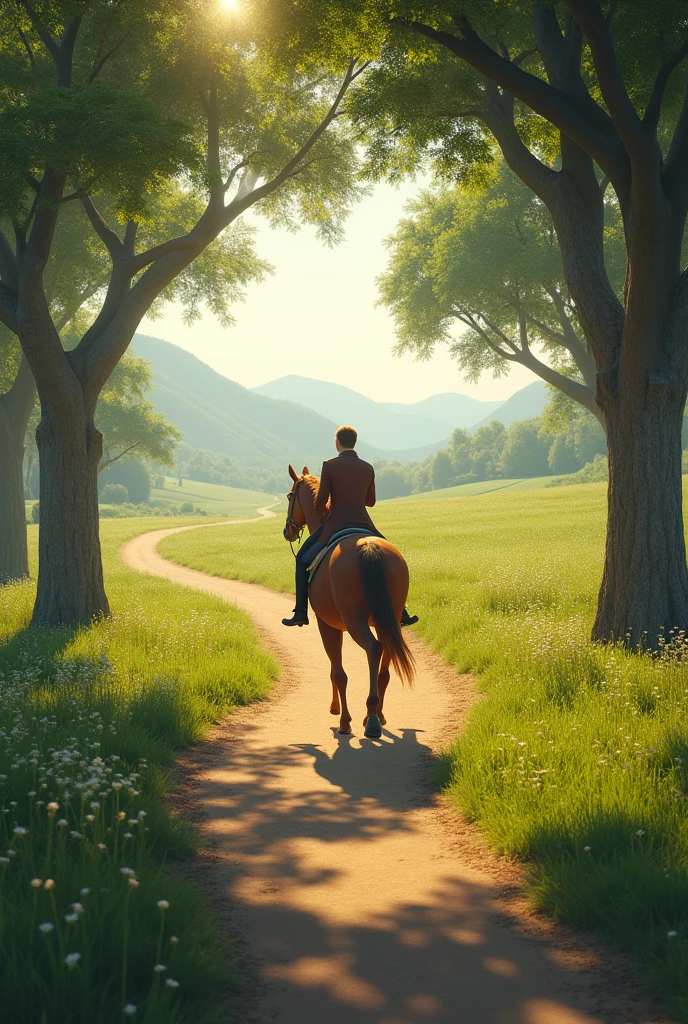 Horse riding track