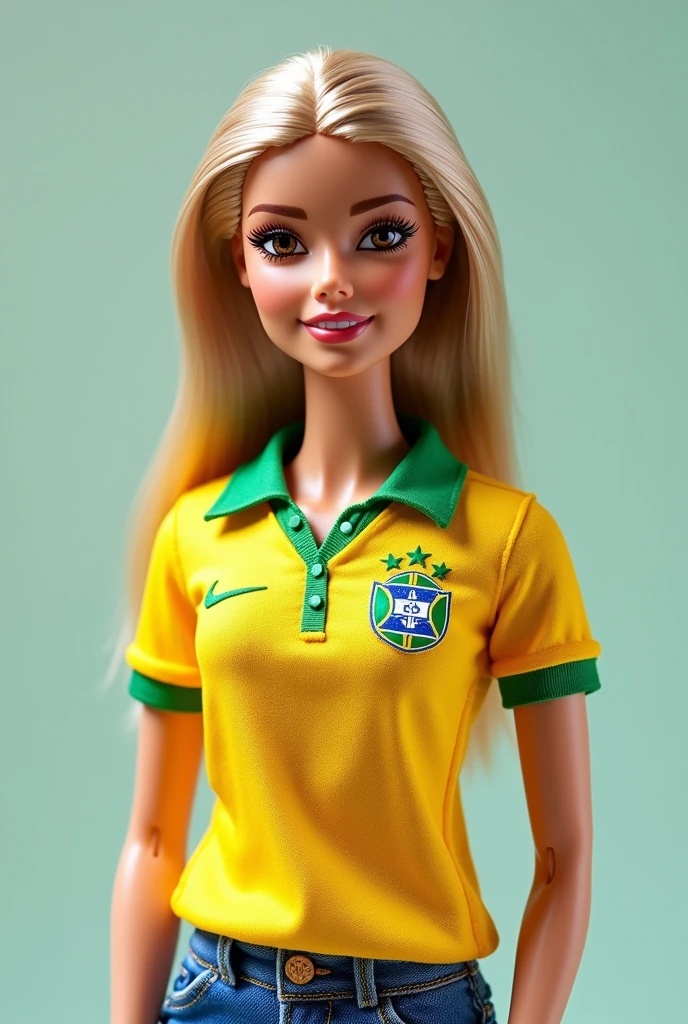 Barbie with the Corinthians shirt
