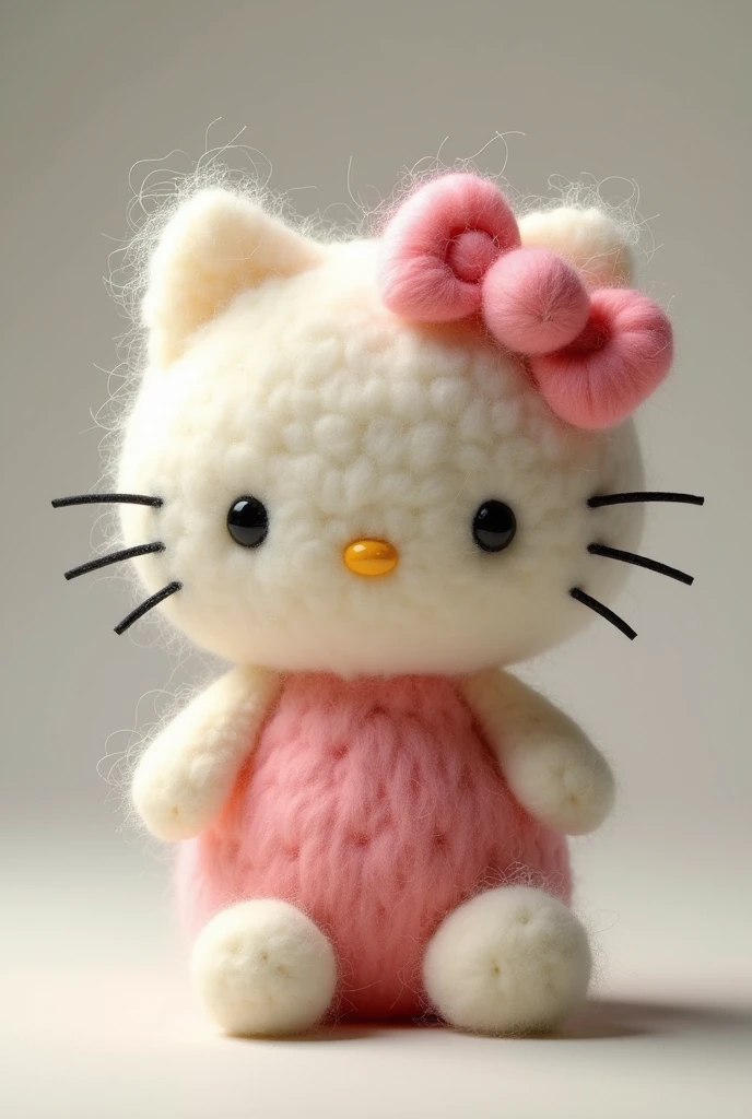 Hello kitty made of wool