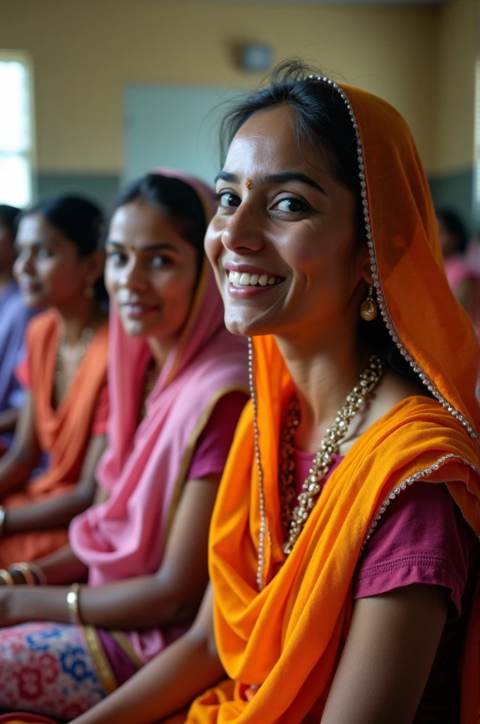 Indian women being empowered through education and health programs