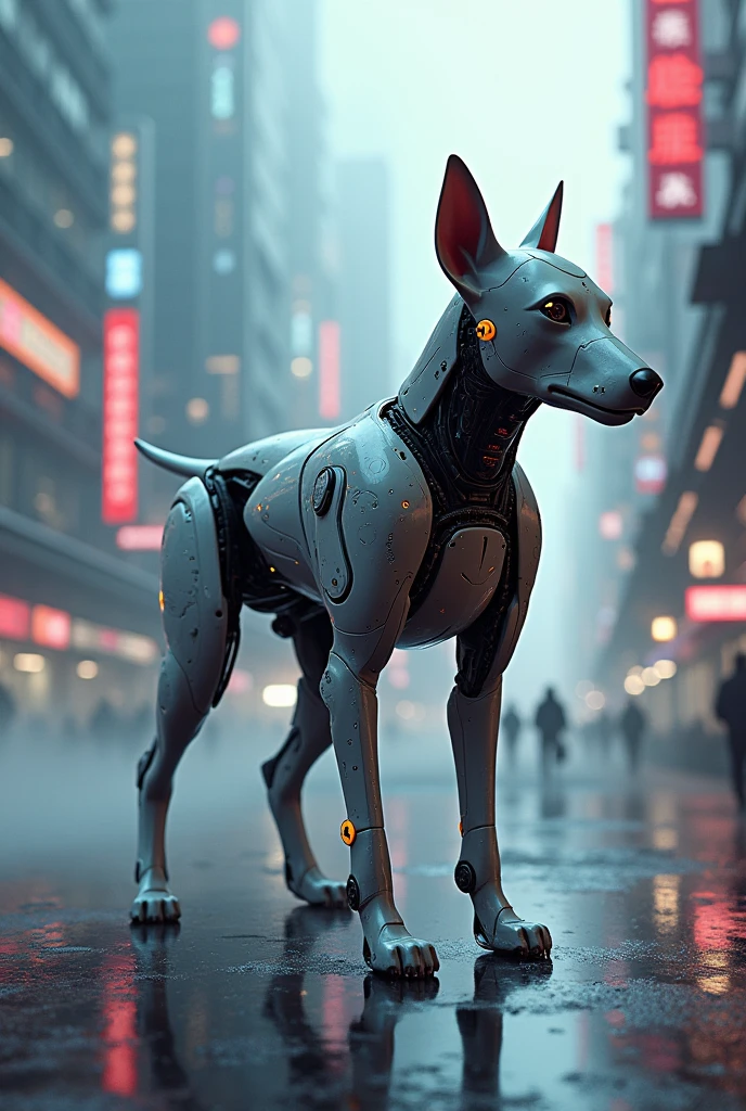 A dog in future robote