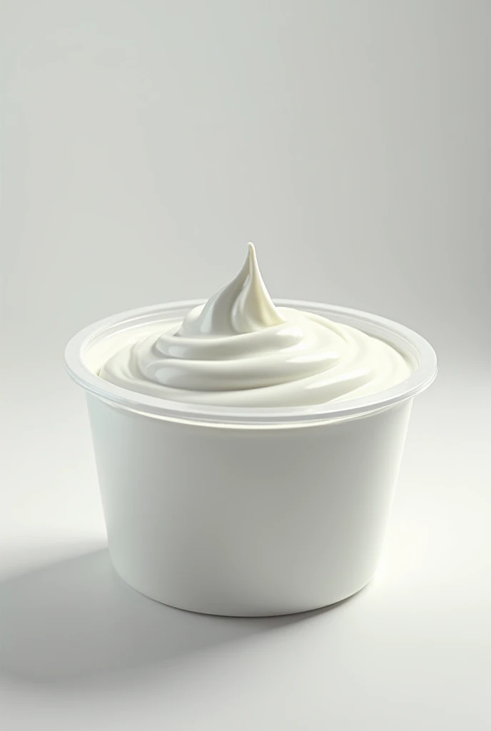 Make me some Greek yogurt in a soup container 