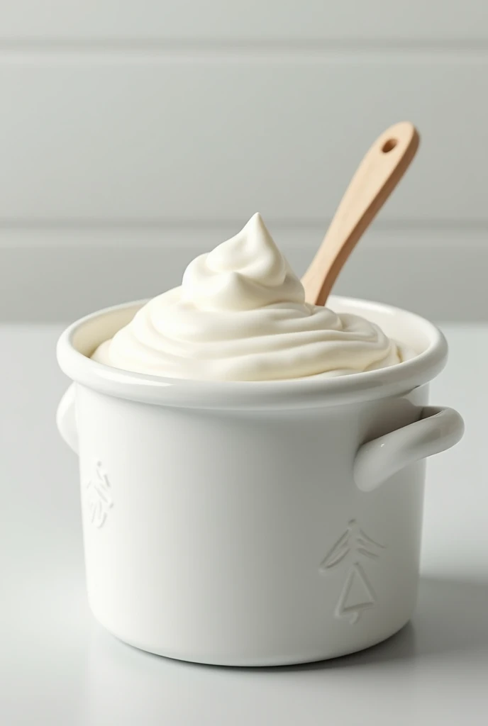 Make me some Greek yogurt in a soup container with a lid 
