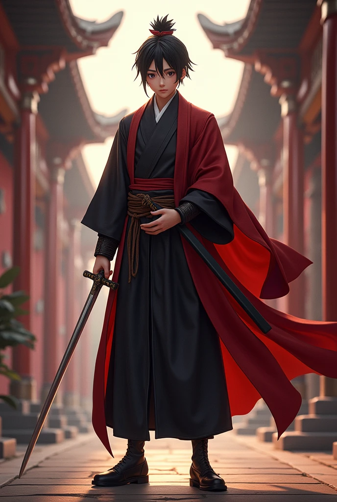 Educated to represent Tamuranian culture at the Academy, Kabuki strives to be the best in all subjects and in learning magic — even if, in your heart, I would rather be a real fighting samurai. As a sign of his social status he carries a wooden katana., being one of the few students with special permission to carry a weapon inside the Academy. RPG 3D