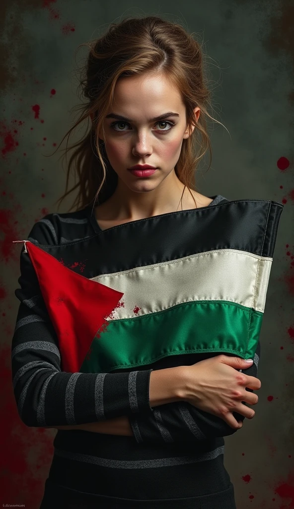Emma Watson: I want a Palestine flag and some blood vibe 
