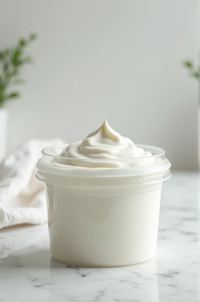 Make me some Greek yogurt in a nice big plastic container 