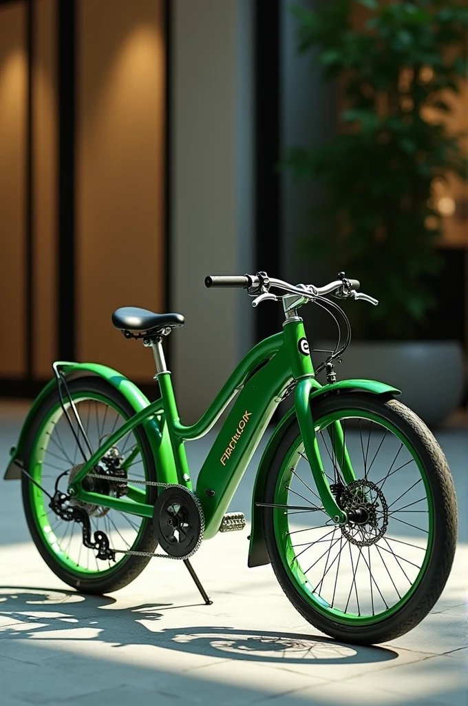 GReen colour Luxury bike