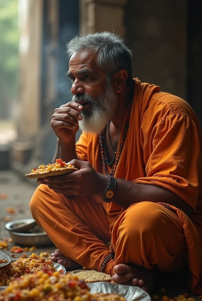 An Indian man eating shit shit shit 