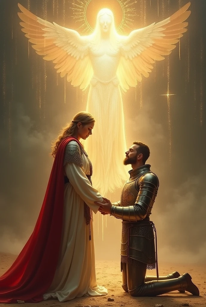 Chevalier reçoit la grâce divine