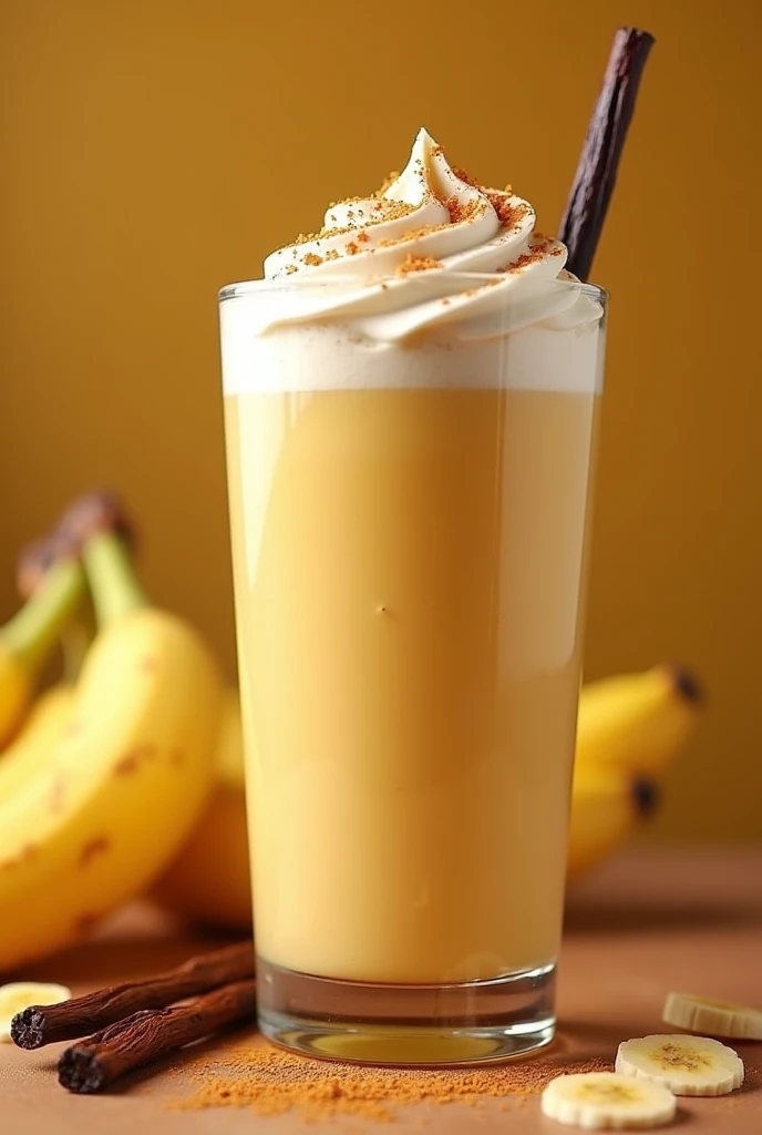 Shake de whey protein com banana