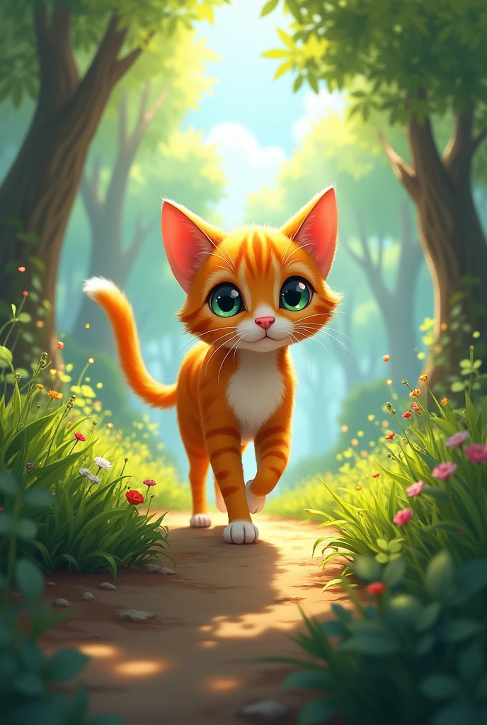 Cat going on an adventure