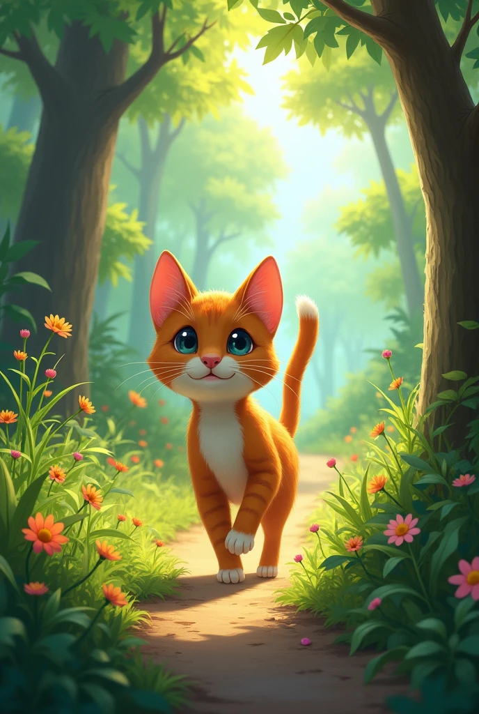 Cat going on an adventure