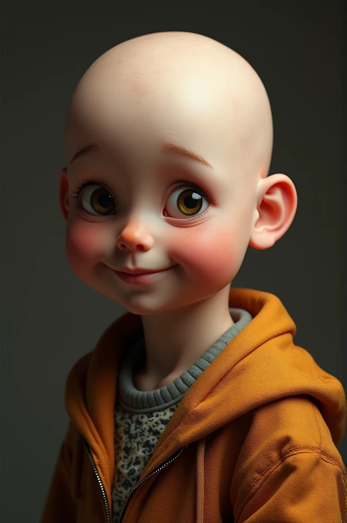 Gojo with no hair and no mouth and nose