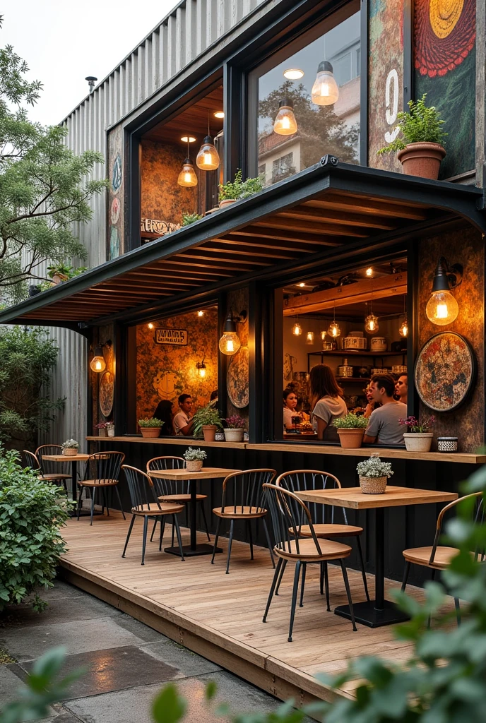 container cafe