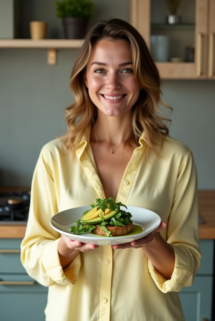 Create a social media post about eating avocado.. according to 2024
