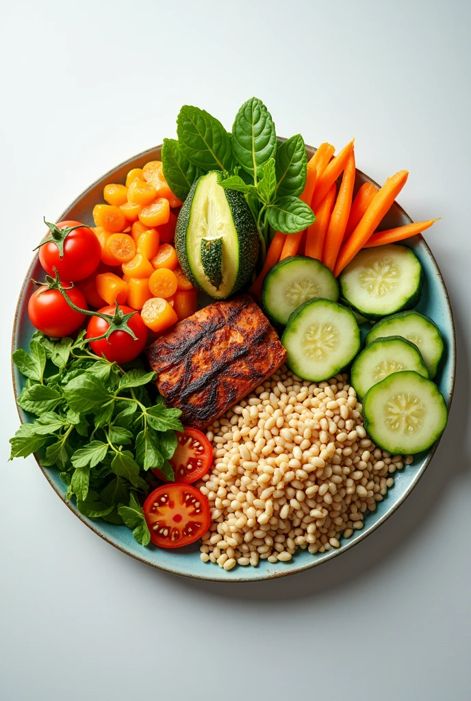 My plate healthy balance diet