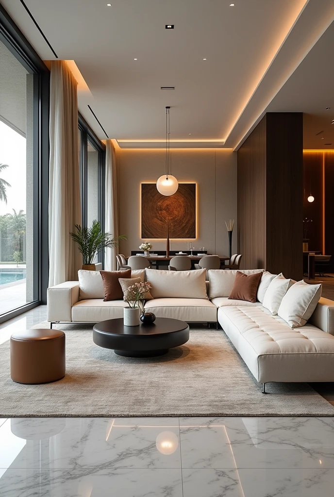 "(best quality,4k,8k,highres,masterpiece:1.2),ultra-detailed,realistic,modern luxury livingroom,contemporary design,sleek furniture,expensive-looking decor,elegant color palette,minimalist,large windows,abundant natural light,high ceiling,spacious,open concept,distinctive lighting fixtures,marble flooring,unique artwork,stylish rugs,comfortable seating,plush cushions,polished surfaces,metallic accents".