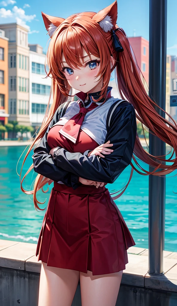 A teenage anime girl