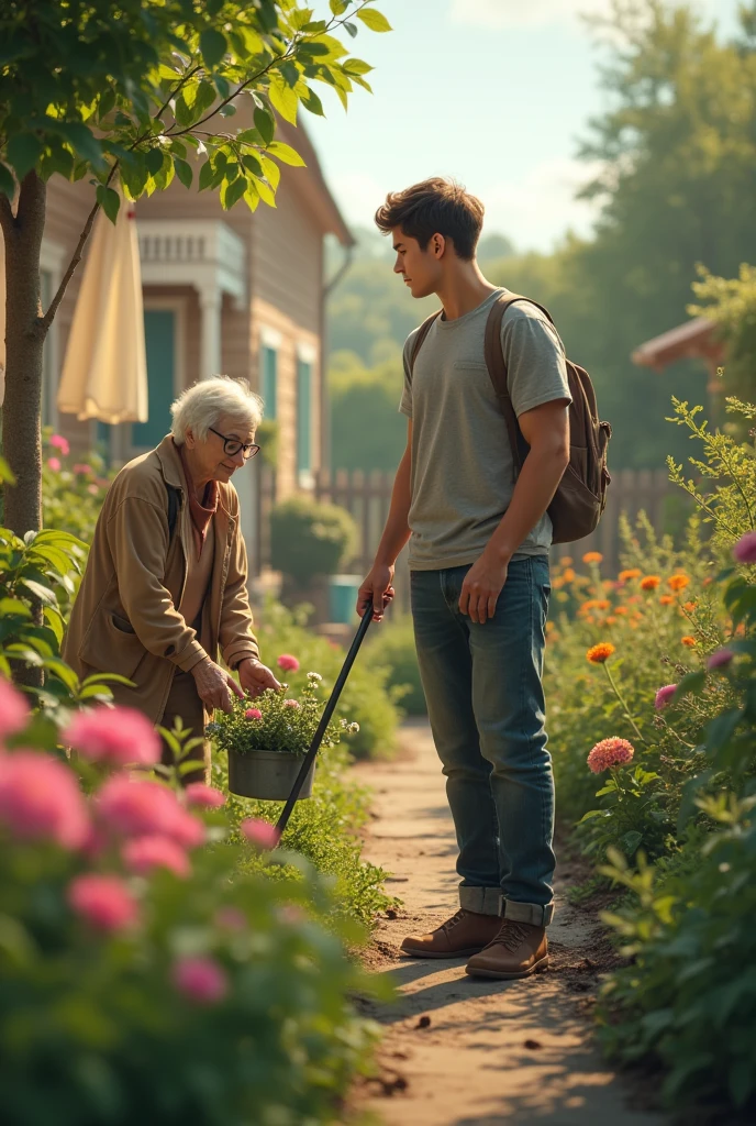 One day, while helping his grandmother in the garden, he overheard a conversation between two neighbors. They were talking about how expensive everything was getting.