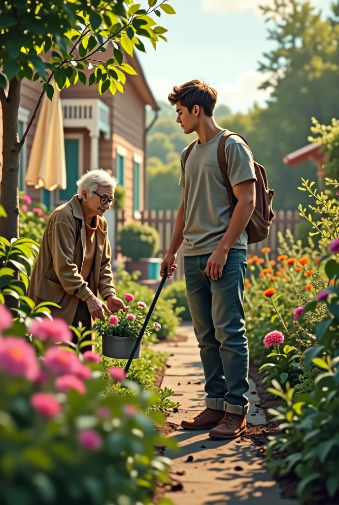 One day, while helping his grandmother in the garden, he overheard a conversation between two neighbors. They were talking about how expensive everything was getting.