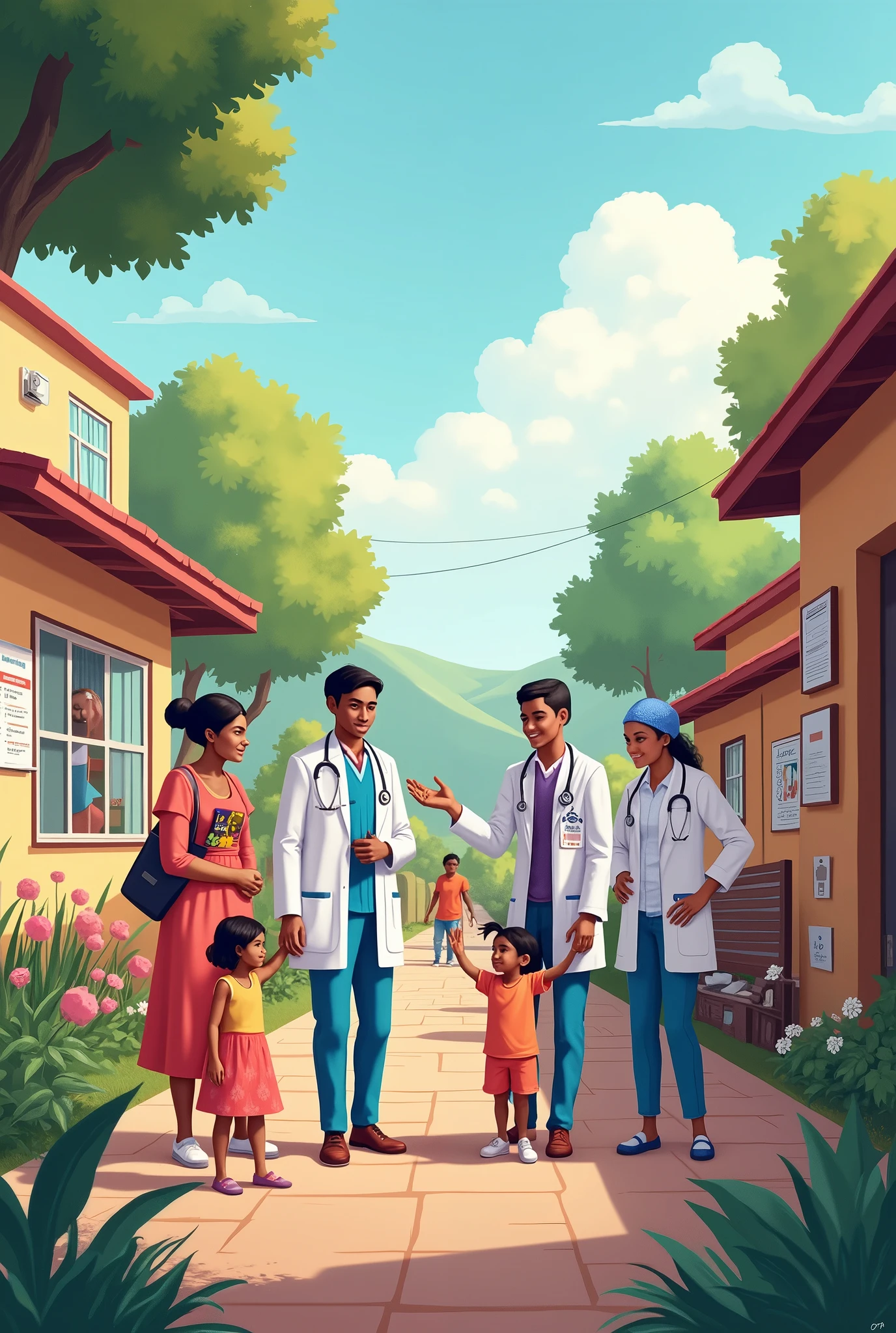 "Community Medicine" make art image generate  
