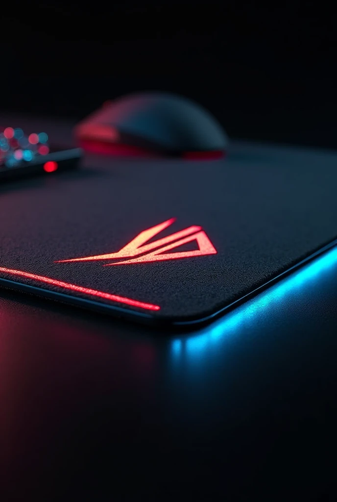 Generates an image of a mouse pad inspired by the Acer Nitro 5, with representative colors and having the nitro 5 logo