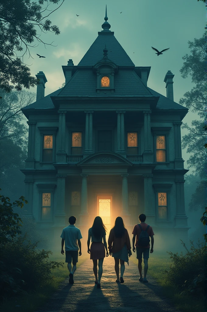 Sunita and her friends Ravi and Monu were heading towards the village's most mysterious place, the old mansion. The mansion had been abandoned for years, and the villagers said that strange noises could be heard there at night. Many frightening stories about this mansion were famous.