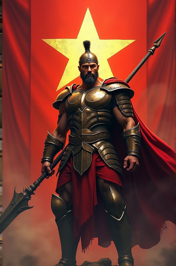 Ares with the Vietnamese flag