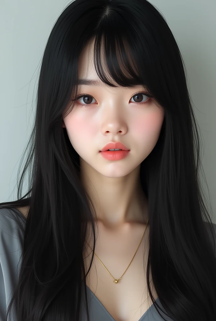 Idol、Black Hair、Straight long hair、Ultra-realistic、Realistic、Japanese Girls、15age