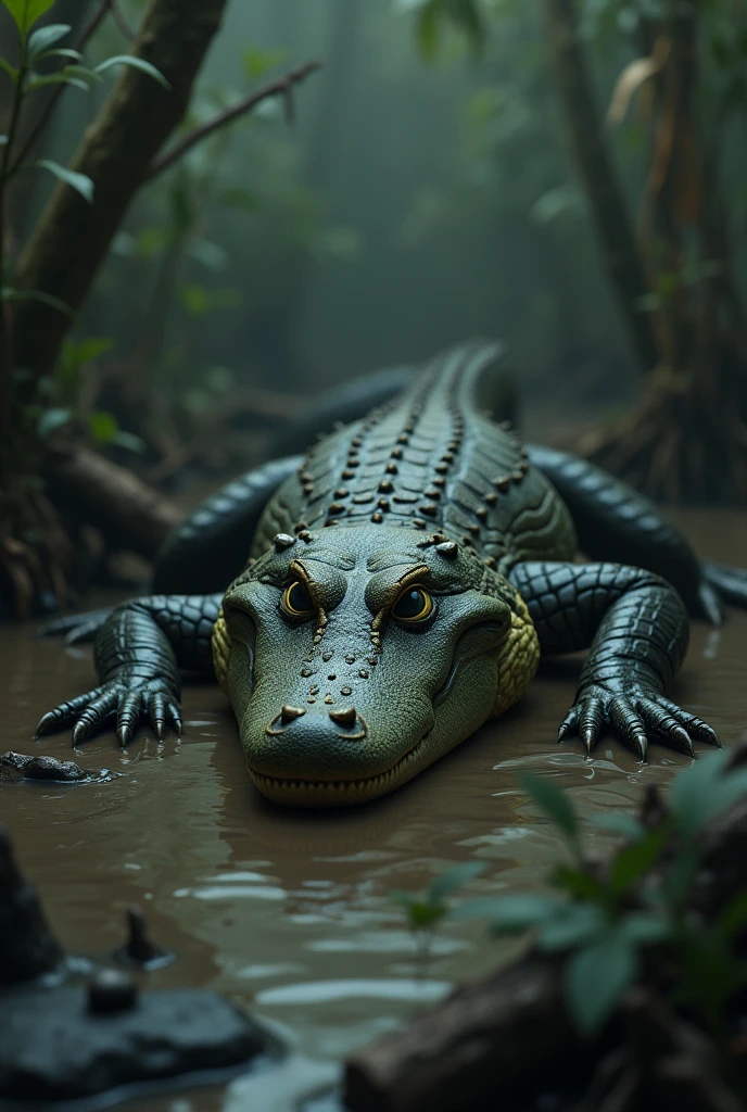 Alligator feeling unwell at 15