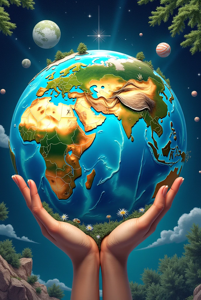 Make a geography work cover