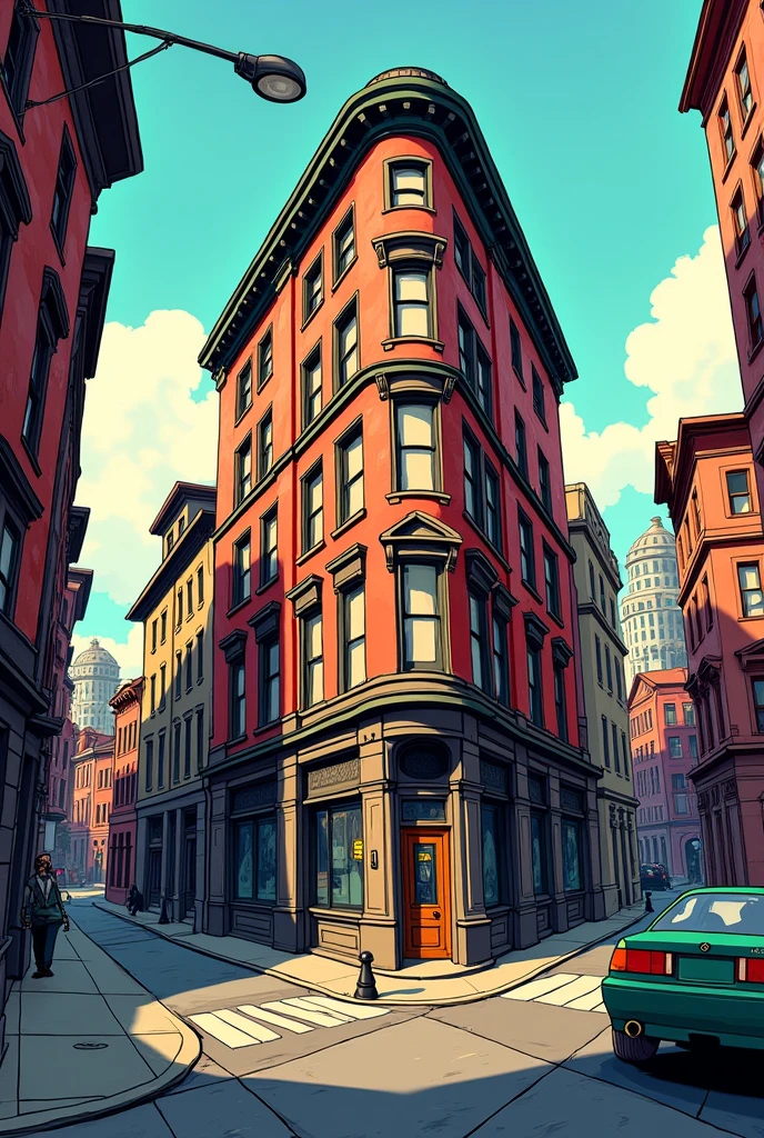 Comic book building