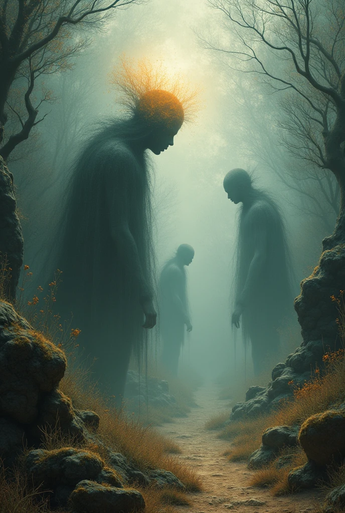 Visual image that transmits illusion own creation