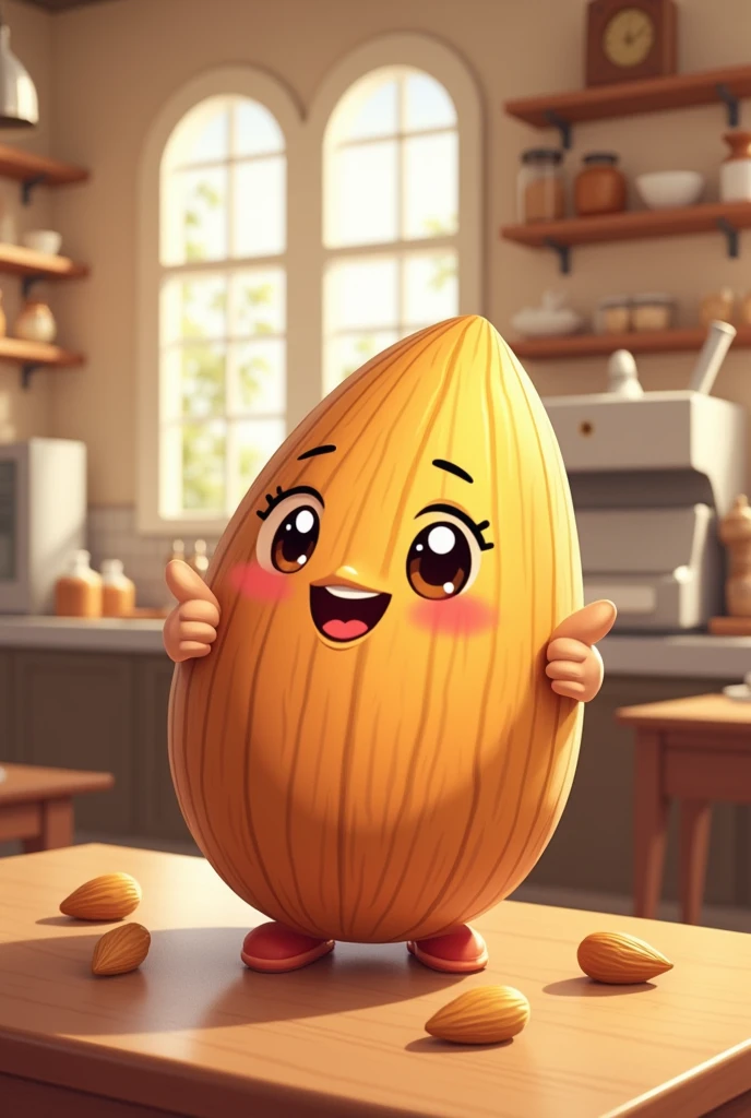 Almond Cafeteria Mascot