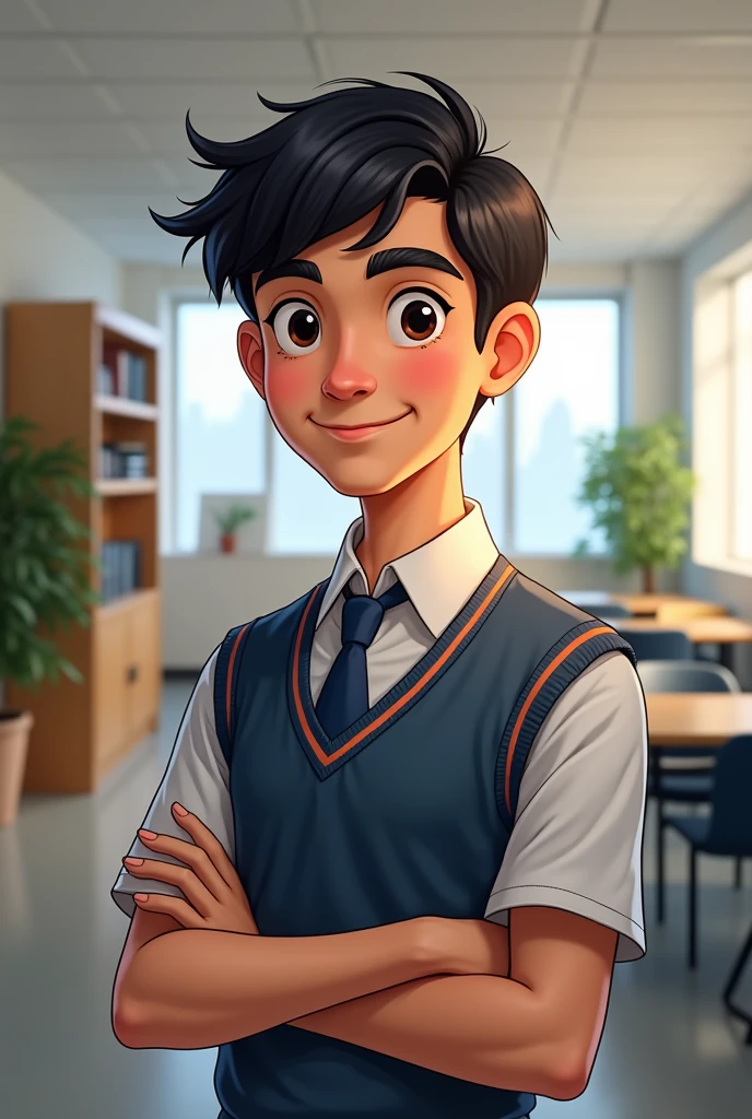 You can generate a photograph of Maximo Ambrocio Ibarra Vivanco from the first year of high school at Ajial College