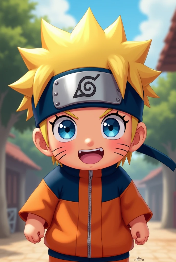 Make a cute Naruto photo kid