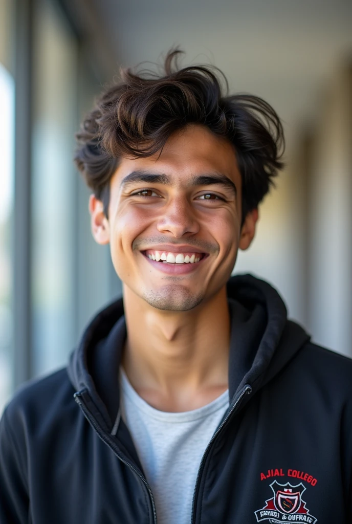 You can generate a photograph of Maximo Damian Ambrosio Ibarra Vivanco from the first year of high school at Ajial College, in Chile