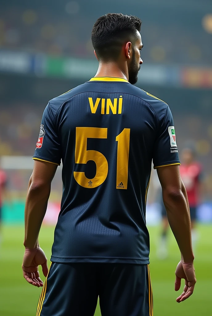 Create an image of the Corinthians shirt with the name “Vini” and the number 51