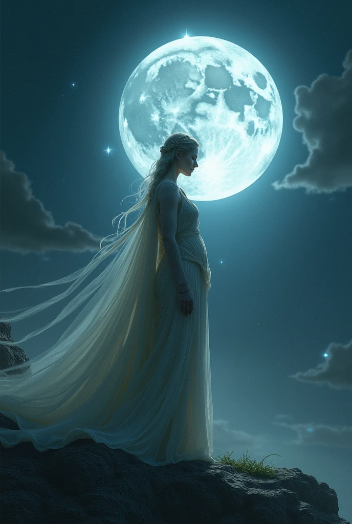 besides, The moon also represents enlightenment and wisdom., qualities attributed to Rhea. As mother of the main gods, Rea incorporates the wisdom and experience necessary to guide and protect her children.. In this sense, The moon becomes a perfect symbol to represent the essence of Rhea in Greek mythology.. 