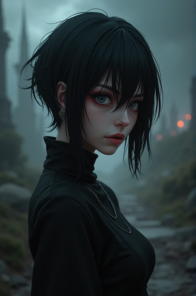 evil anime girl 
