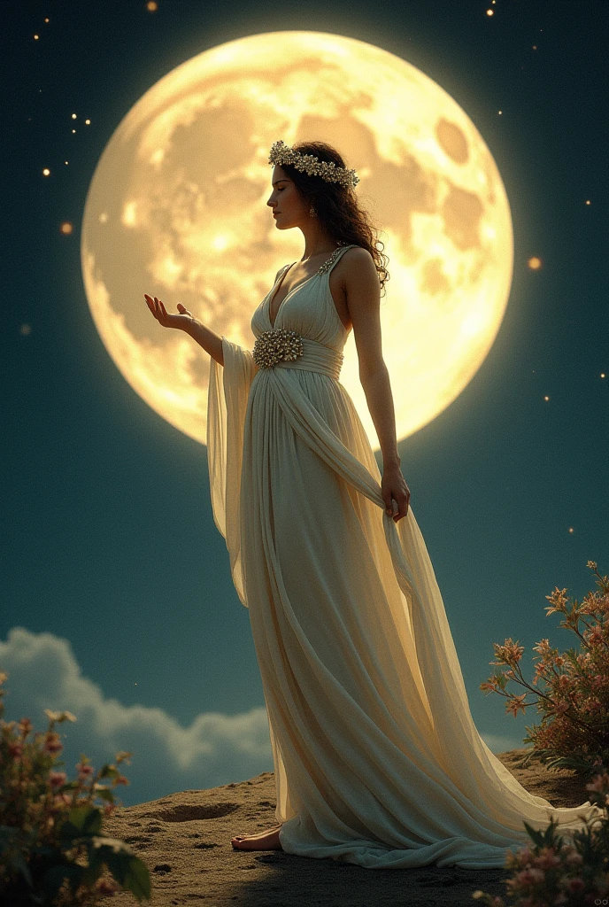 In Greek mythology, The moon has been associated with Rhea as a symbol of her power and connection to fertility.. Moon, with its changing phases, reflects the natural cycles of life and renewal, which is in keeping with Rhea's role as a goddess of fertility and motherhood..
besides, The moon also represents enlightenment and wisdom., qualities attributed to Rhea. As mother of the main gods, Rea incorporates the wisdom and experience necessary to guide and protect her children.. In this sense, The moon becomes a perfect symbol to represent the essence of Rhea in Greek mythology..